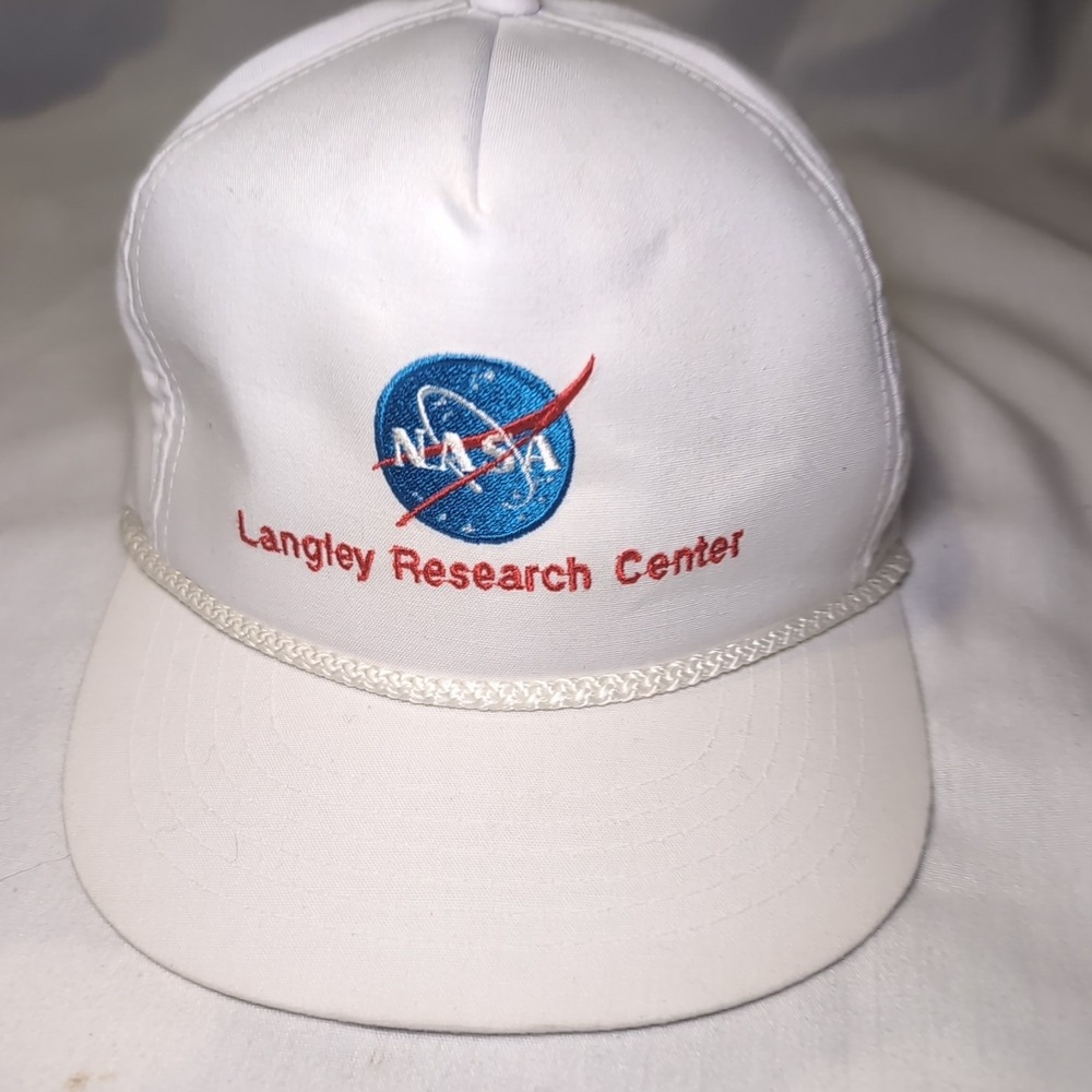 Vintage NASA Rope Bill Baseball Hat Cap Men's Adjustable Embroidered Logo